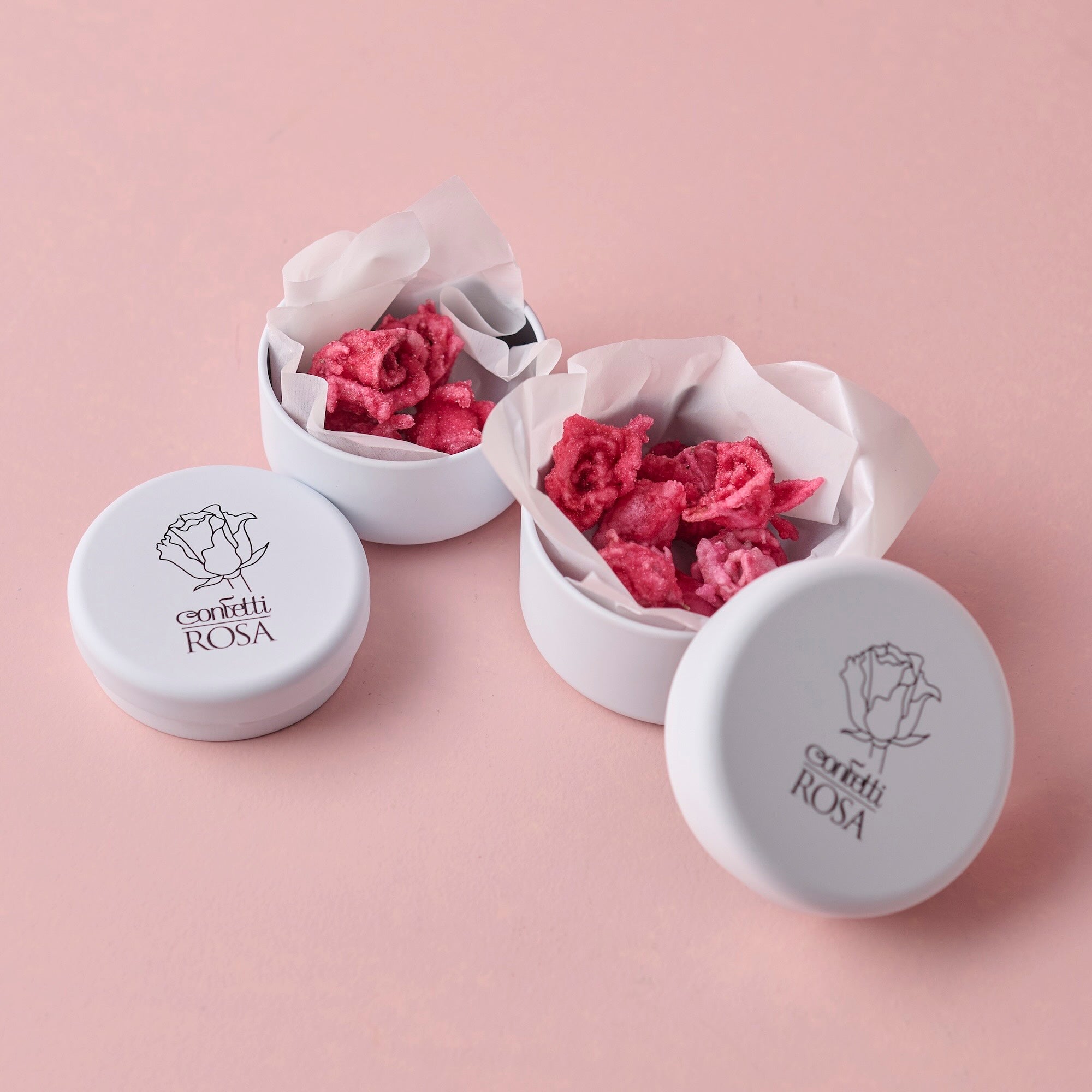 ❤アンティーク加工  教会と、ピンクのミニ薔薇のミニオブジェ Mini Rose Jewel - ミニ薔薇の宝石
